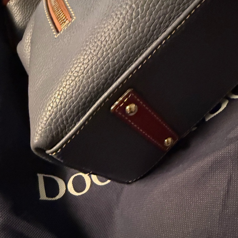 Dooney & Bourke Pebble Grain COOPER HOBO STEELE BLUE - Picture 3 of 8